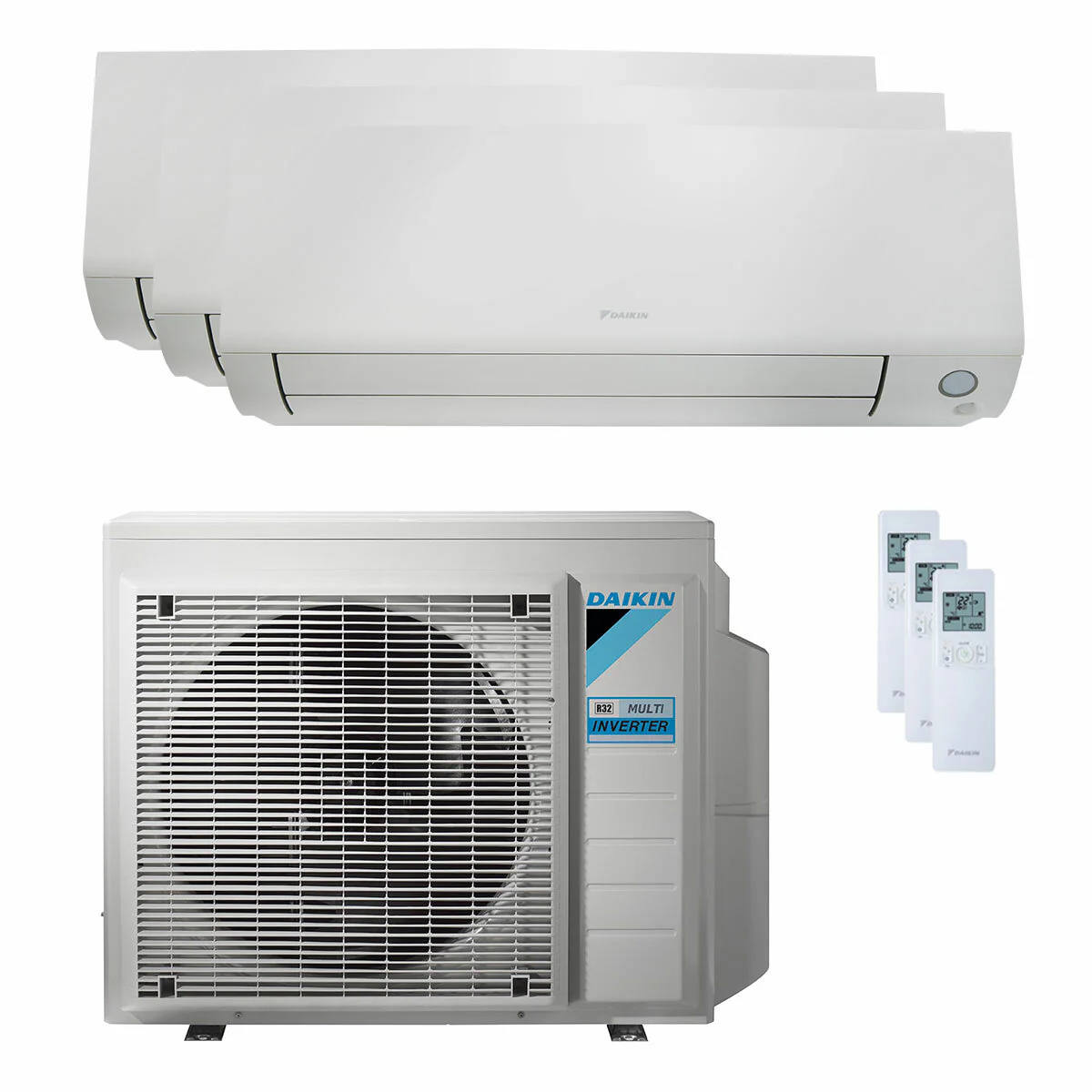 Condizionatore Daikin Perfera All Seasons trial split 5000+9000+18000 BTU inverter A++ wifi unità esterna 6.8 kW