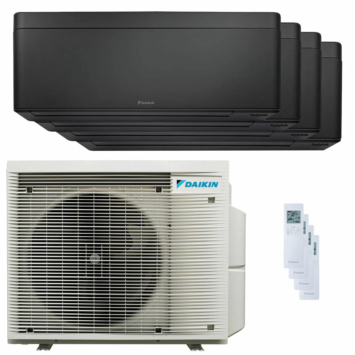 Condizionatore Daikin Stylish Total Black quadri split 7000+7000+9000+12000 BTU inverter A++ wifi unità esterna 6.8 kW