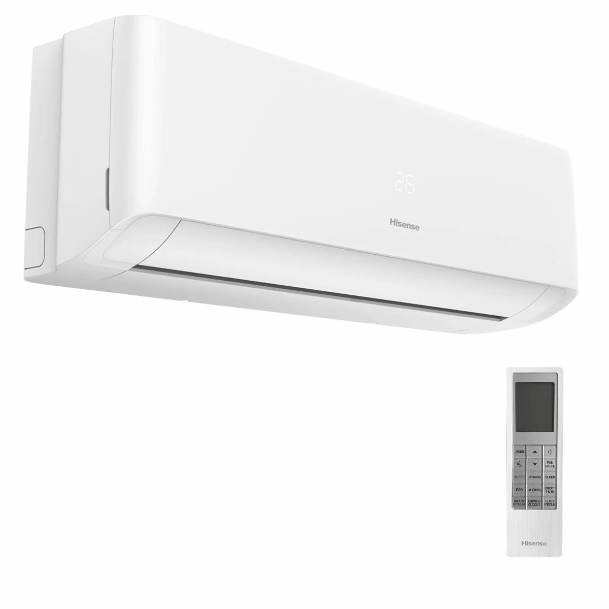 Condizionatore Hisense EcoSense dual split 7000+7000 BTU inverter A++ wifi unità esterna 5.5 kW - Image 2