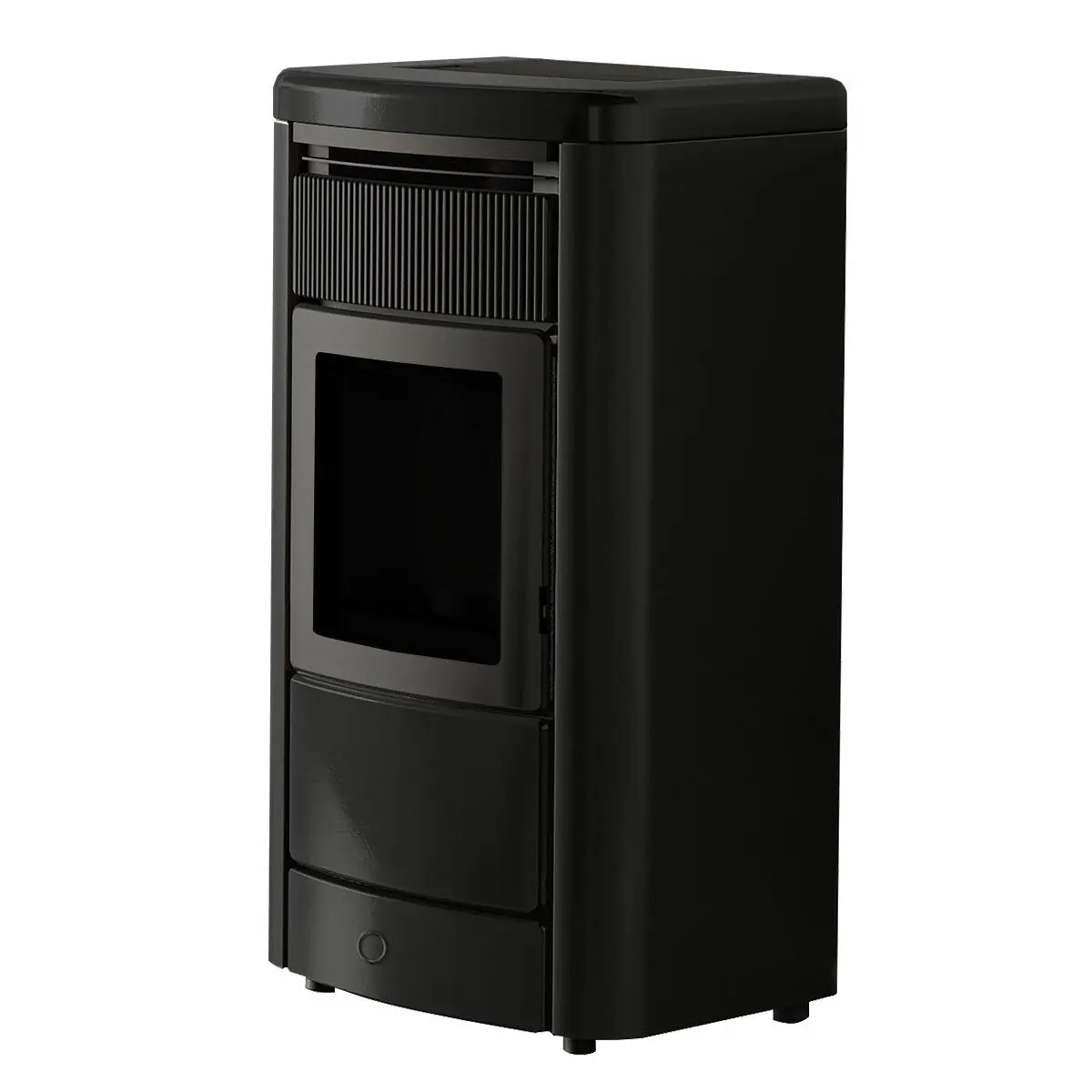 Corpo stufa a pellet EK63 MONDAY230 H 22,8 kW Idro WiFi Grigio Scuro