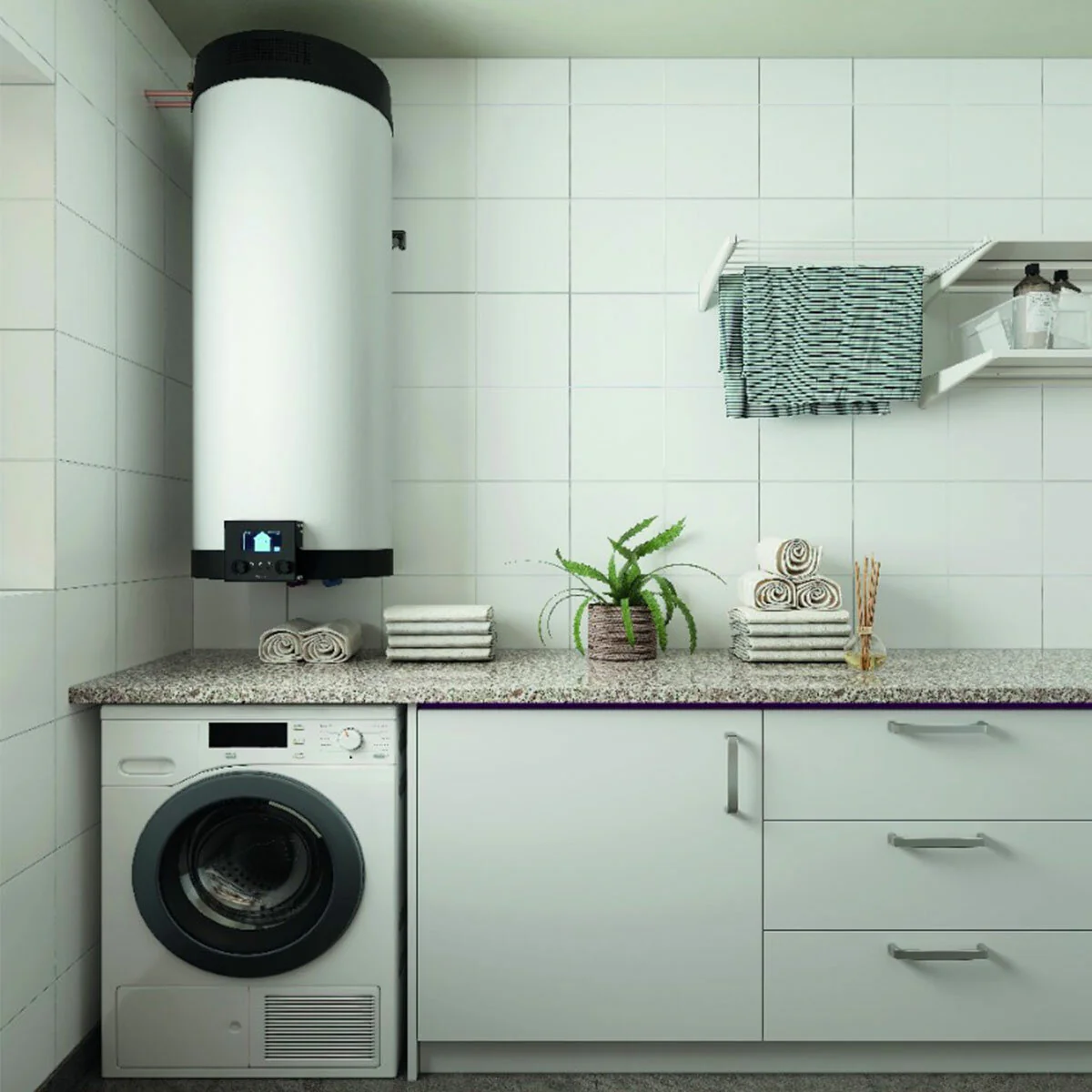 Daikin Multi+ sistema di condizionamento dual split e acqua calda sanitaria - Unità interne Emura 3 bianco 12000+12000 BTU - Serbatoio 120 l - Image 6