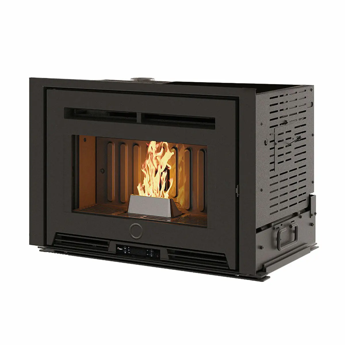 Inserto a pellet per camino PELLEK100+ EVO2 EK63 - gruppo Edilkamin - 10 kW ad aria canalizzata WiFi