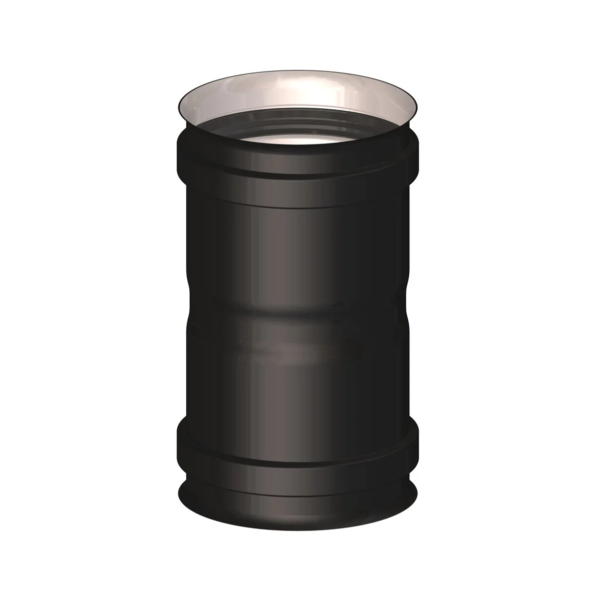 Manicotto F/F diam. 80 mm per scarico fumi stufa a pellet e caldaia a pellet