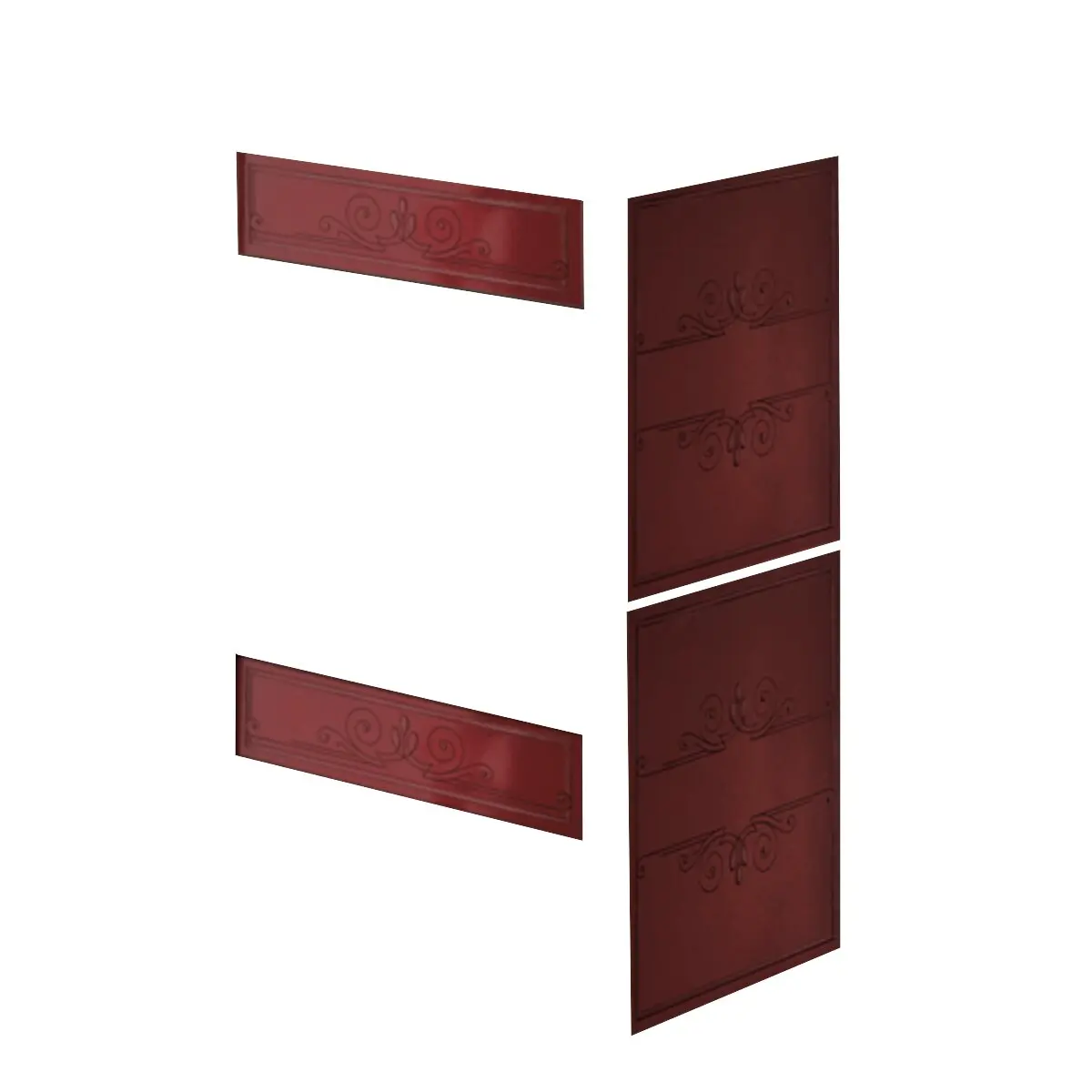 Stufa a legna FANCY EVO EK63 - Gruppo Edilkamin 11 kW ad aria Bordeaux - Image 4