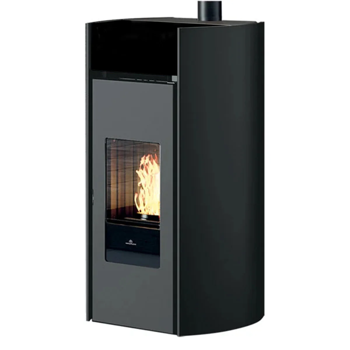 Stufa a pellet Edilkamin Myrna Q Plus cipria 12 kW aria canalizzata wifi - Image 3