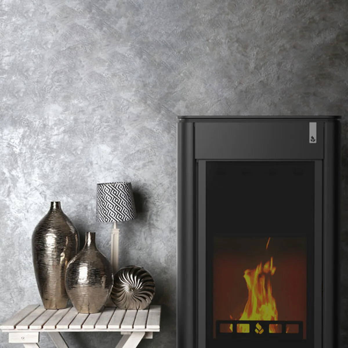 Stufa policombustibile Girolami Furni 14 nera 15 kW idro + kit acs - Image 3