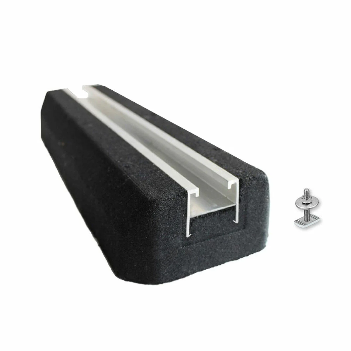 Supporto a pavimento Niccons MINI SUMO antivibrante 130x60x560 mm con profilo 41 mm