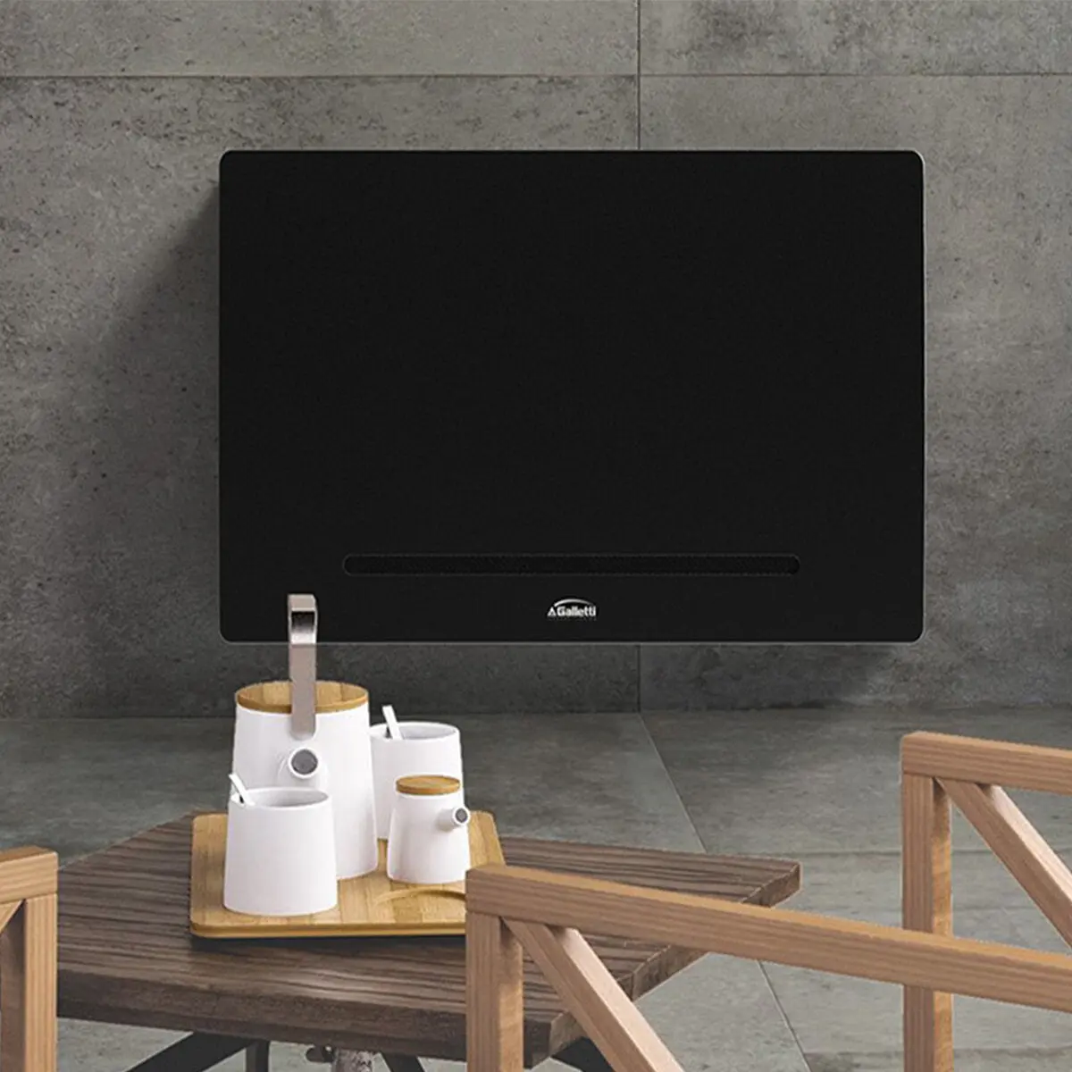 Ventilconvettore Galletti ART-U Metallic Skin Black 50 4,02 - 3,69 kW nero - Image 4